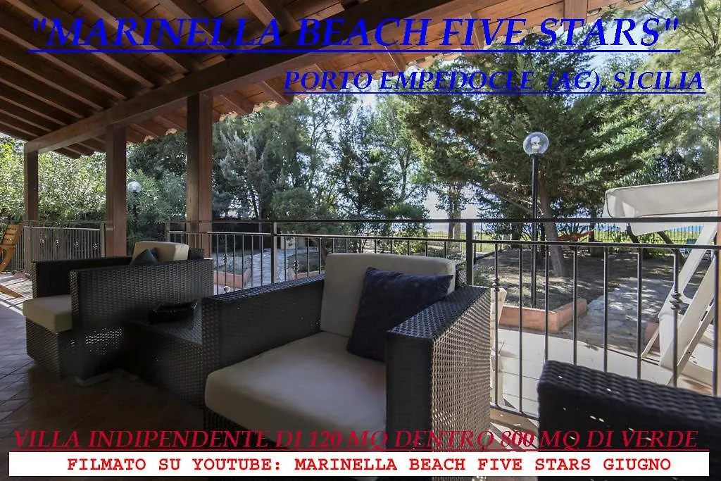 Marinella Beach Five Stars location